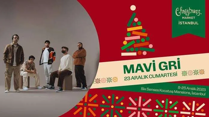 Christmas Market İstanbul - Mavi Gri