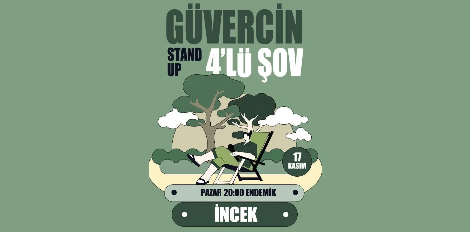 Endemik Güvercin Stand-Up Gecesi