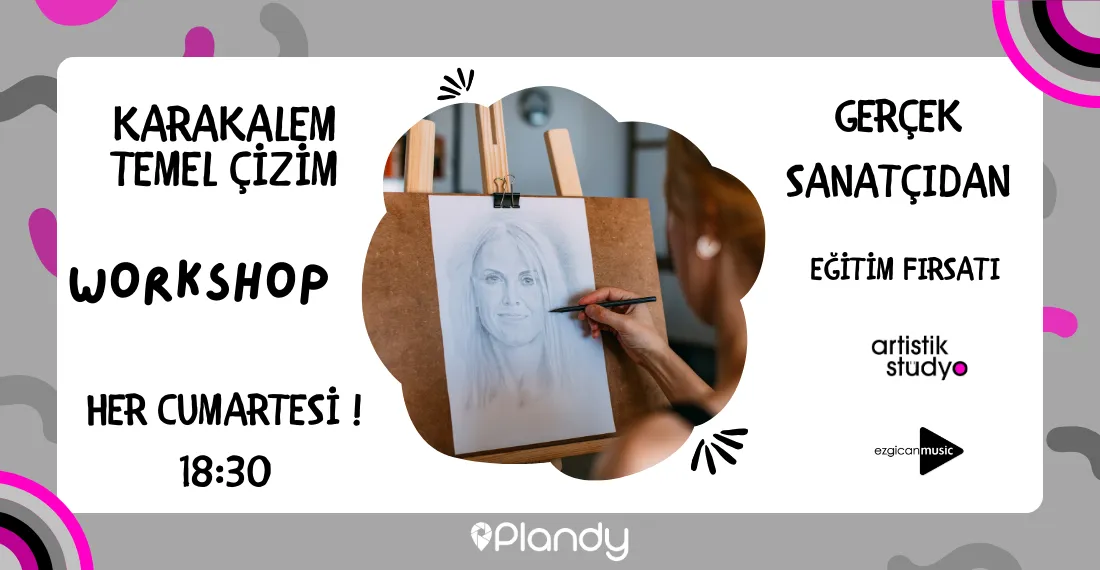 Karakalem Temel Çizim Workshop / 06 Tem