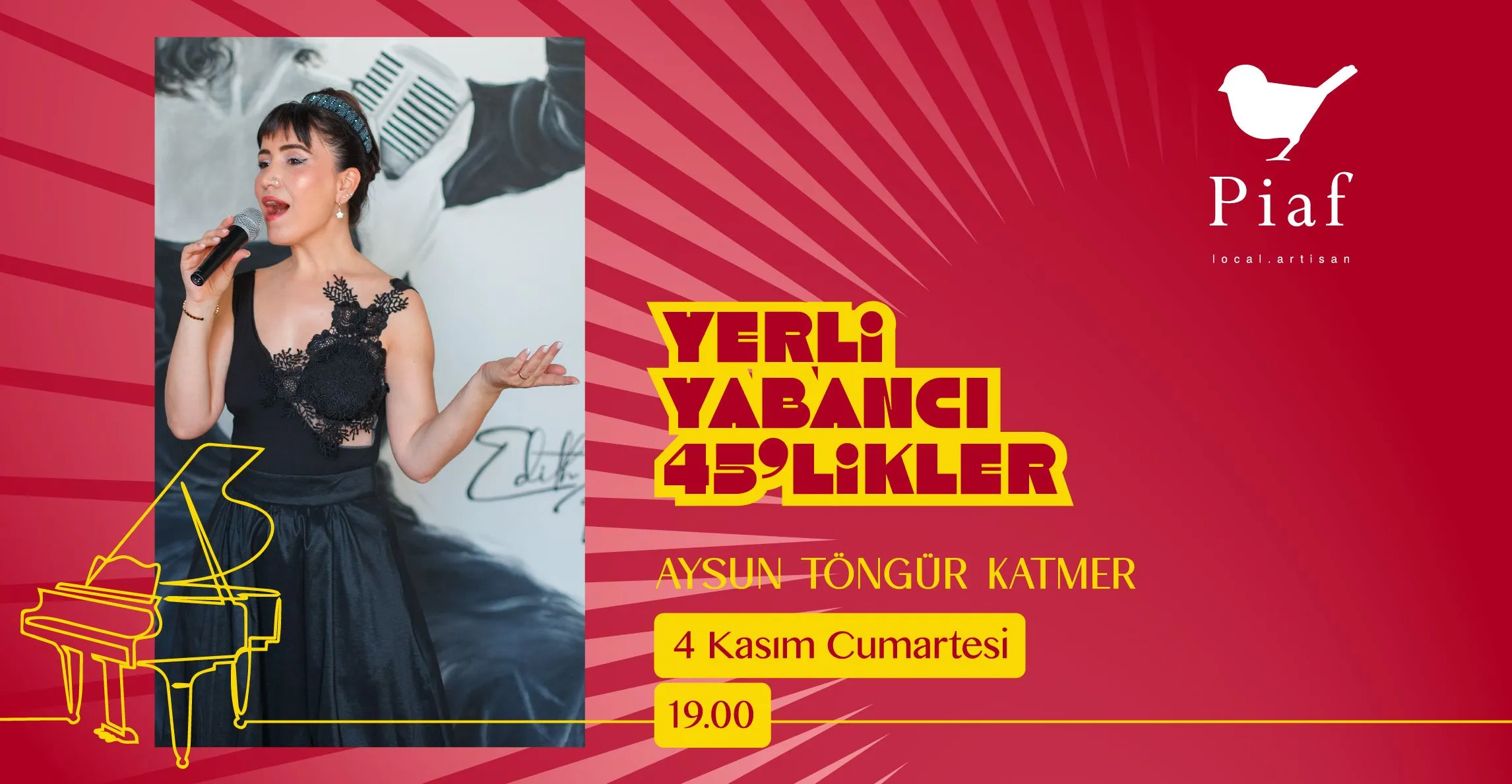 Aysun Töngür Katmer’le Yerli Yabancı 45’likler Gecesi