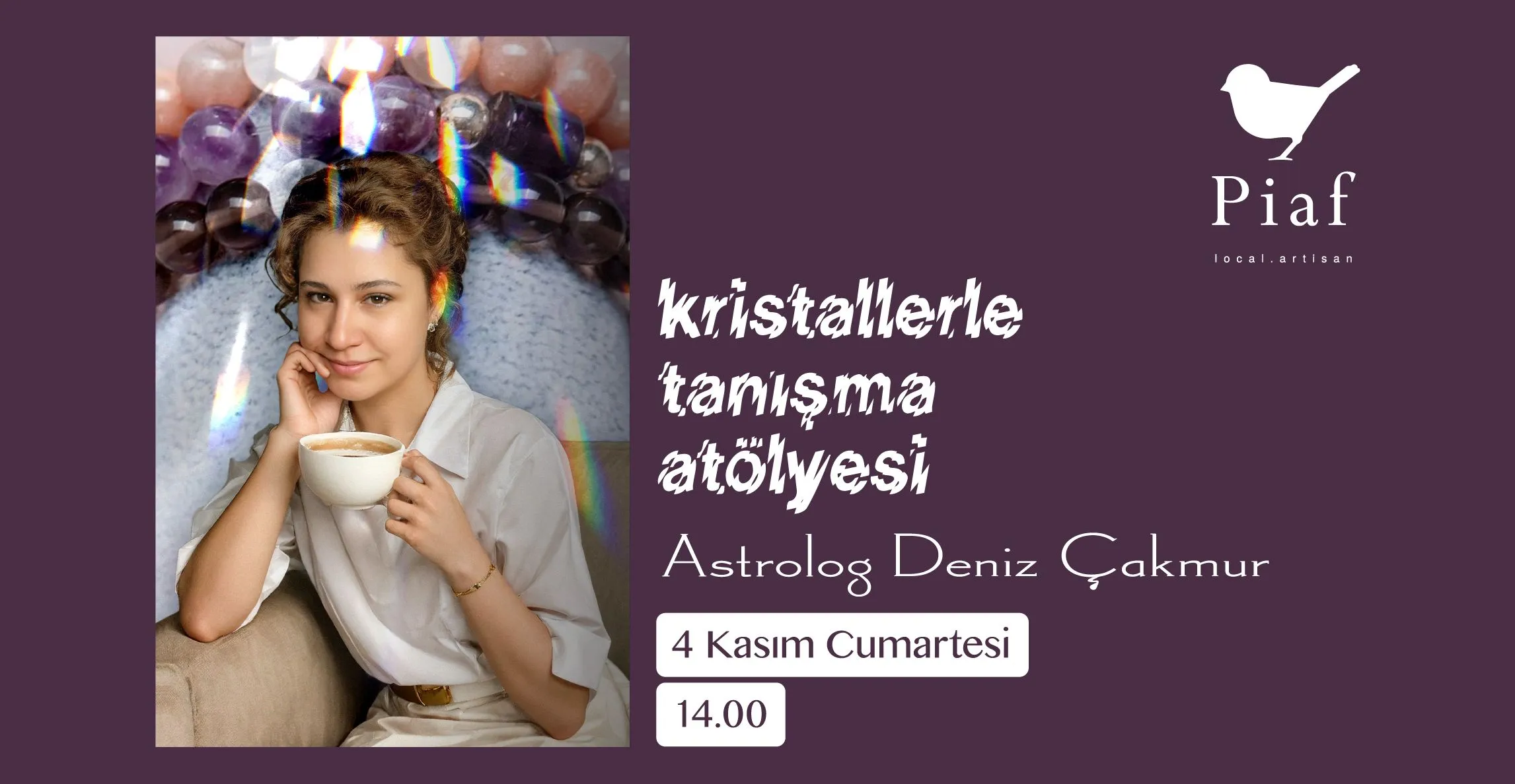 Astrolog Deniz Çakmur ile Kristallerle Tanışma Workshop