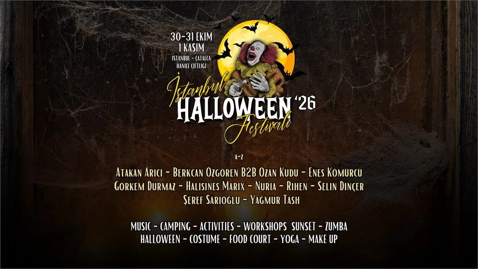 İstanbul Halloween Festivali'26 | KAMPWAY