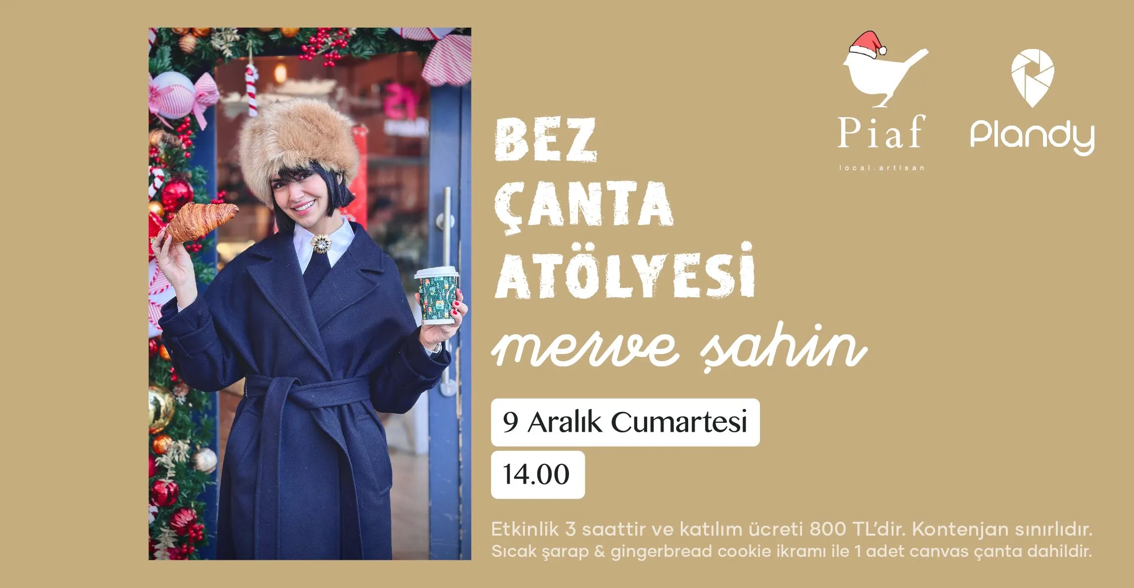 Merve Şahin ile Bez Çanta Atölyesi