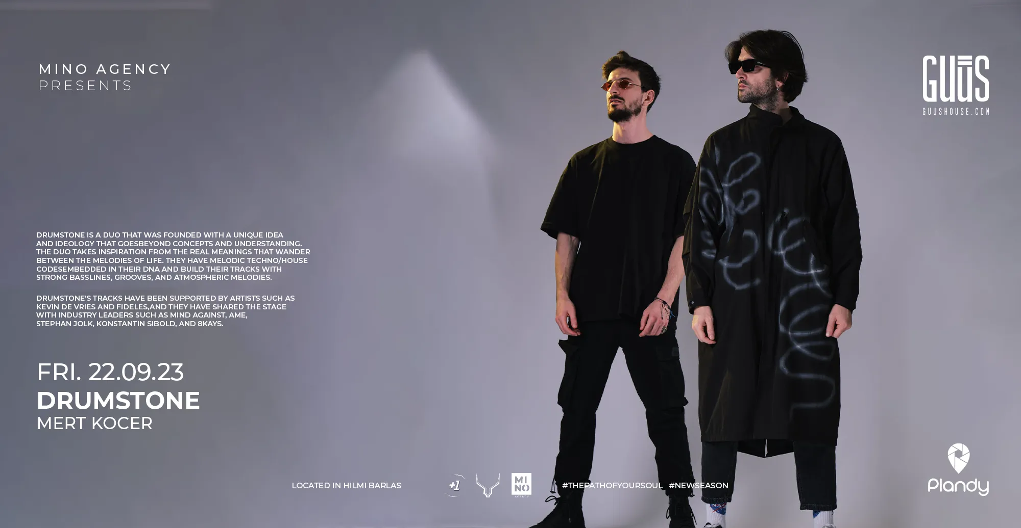 Mino Agency Presents: Drumstone X Guūs Hoūse