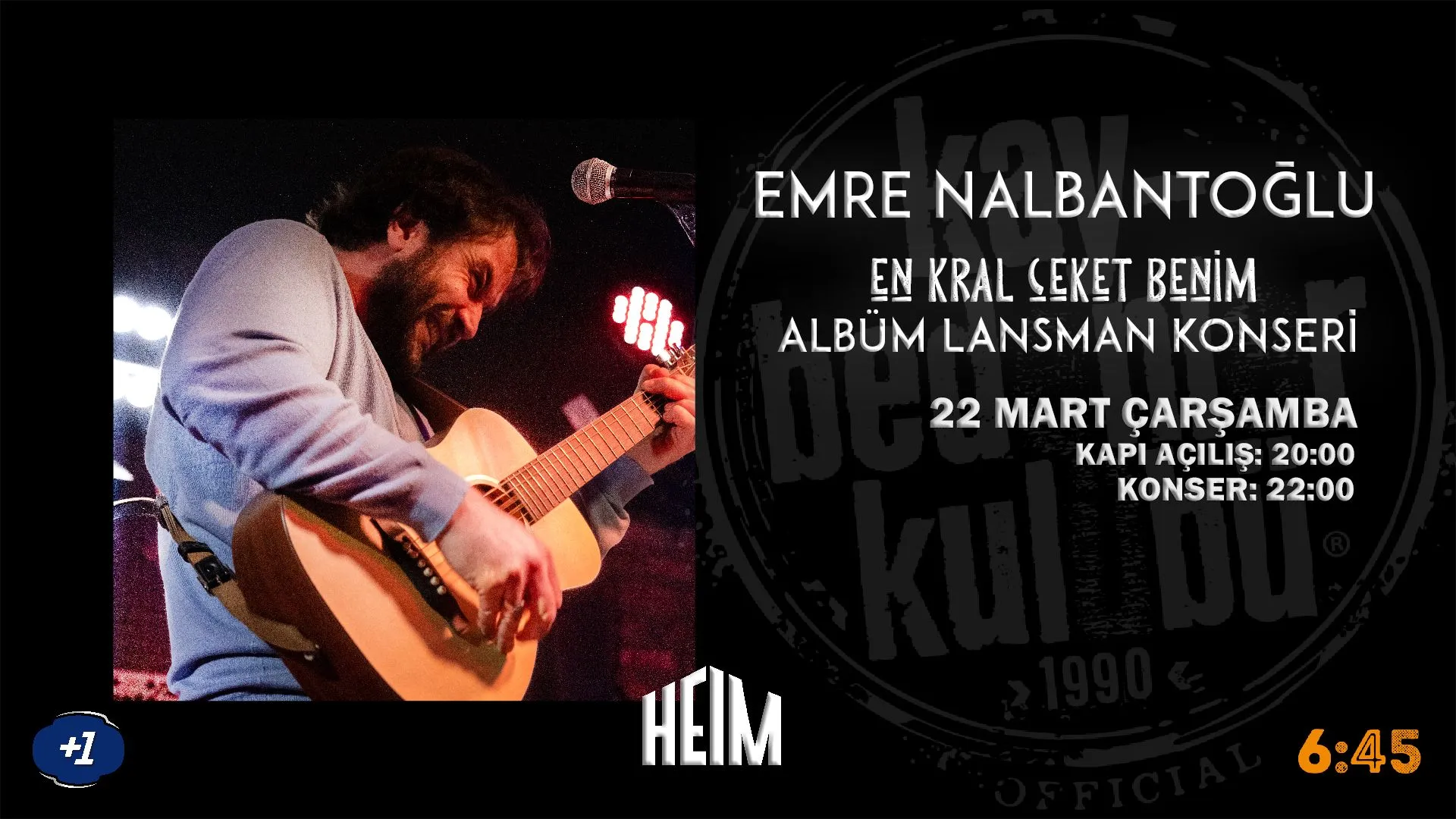 Emre Nalbantoğlu Albüm Lansman Konseri