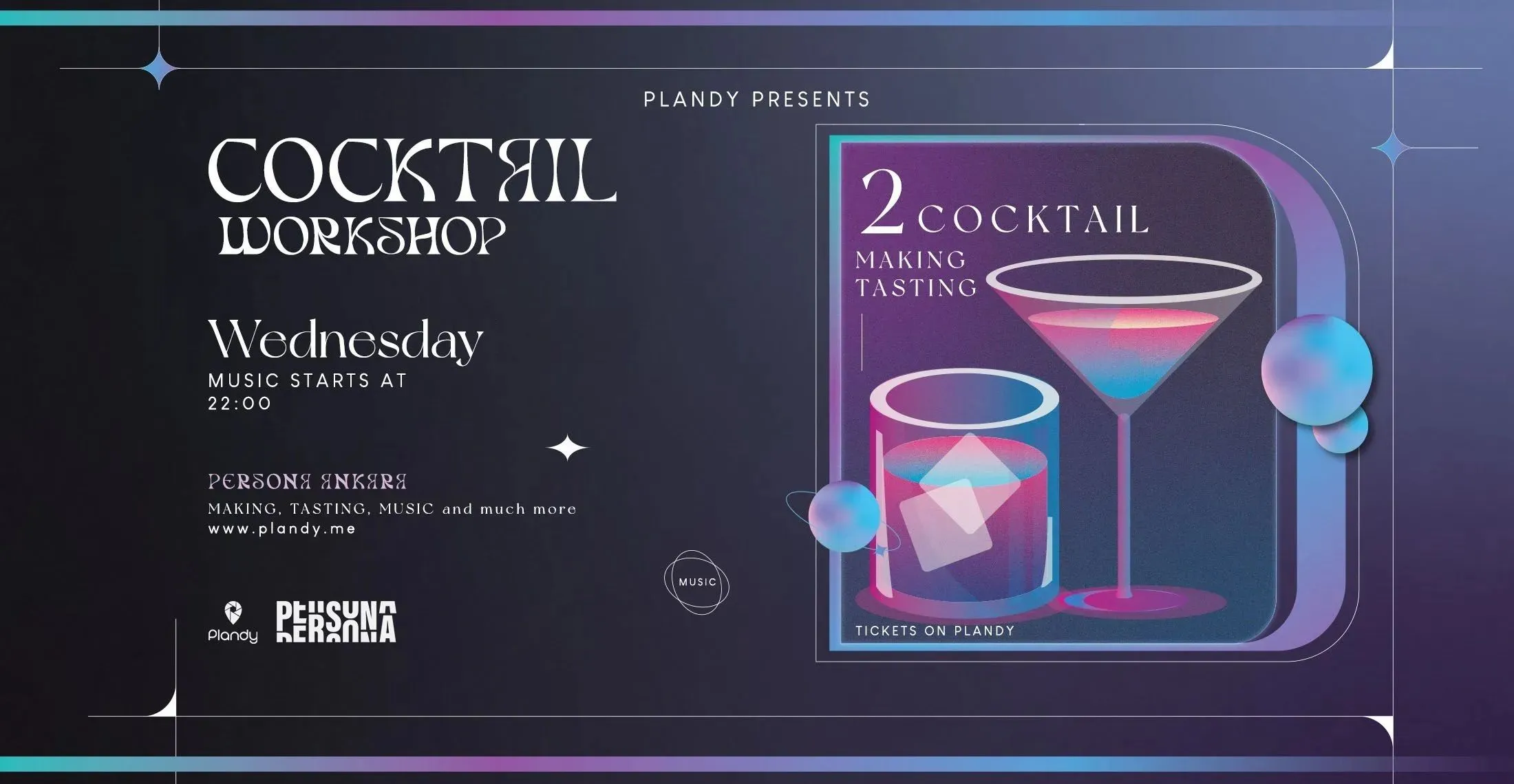 Persona Cocktail Workshop & Chill / 29 May