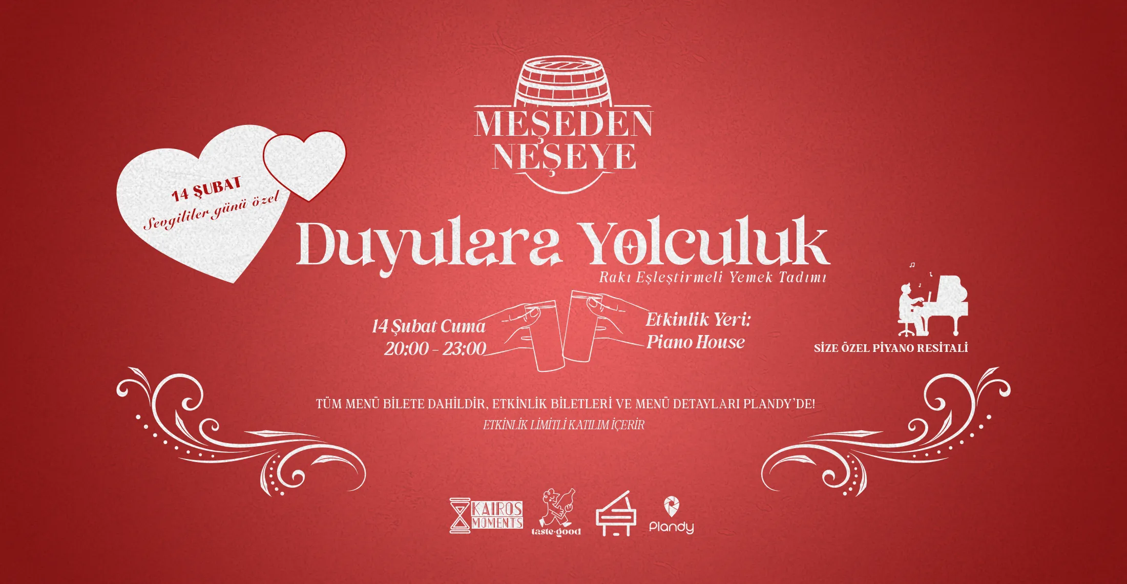 Duyulara Yolculuk / Rakı Eşleştirmeli Yemek Tadımı