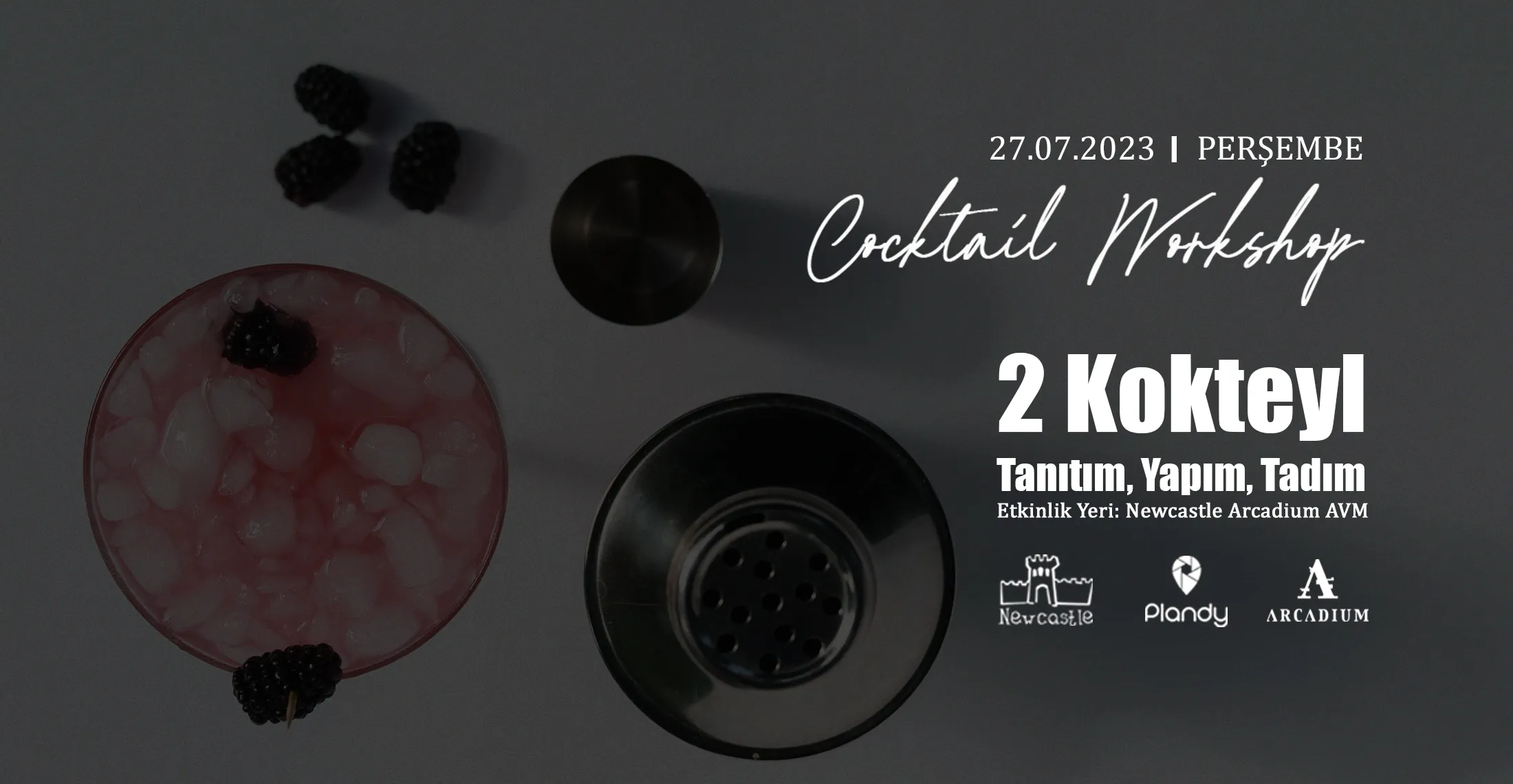 Newcastle Cocktail Workshop / 27 Tem