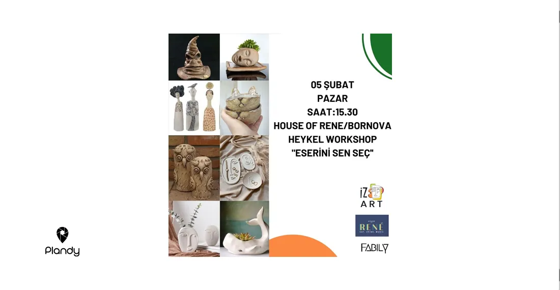 Eserini Sen Seç Heykel Workshop