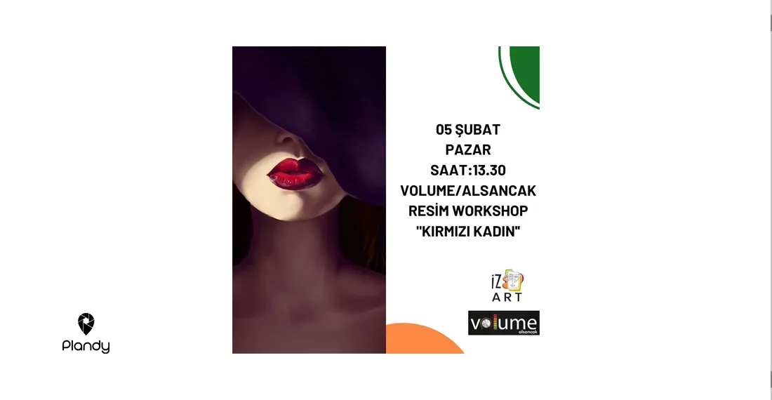 Kırmızı Kadın Resim Workshop