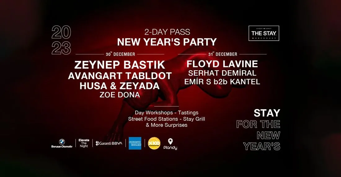The Stay Warehouse’da 30 – 31 Aralık Yılbaşı Etkinliği