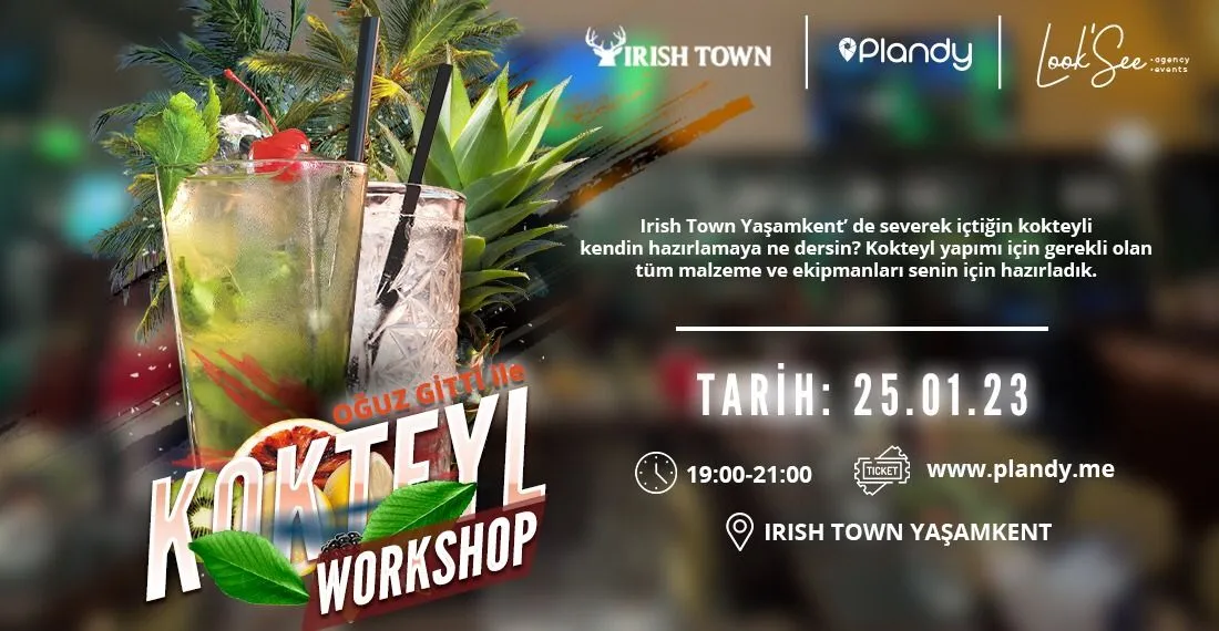 Oğuz Gitti ile Kokteyl Workshop