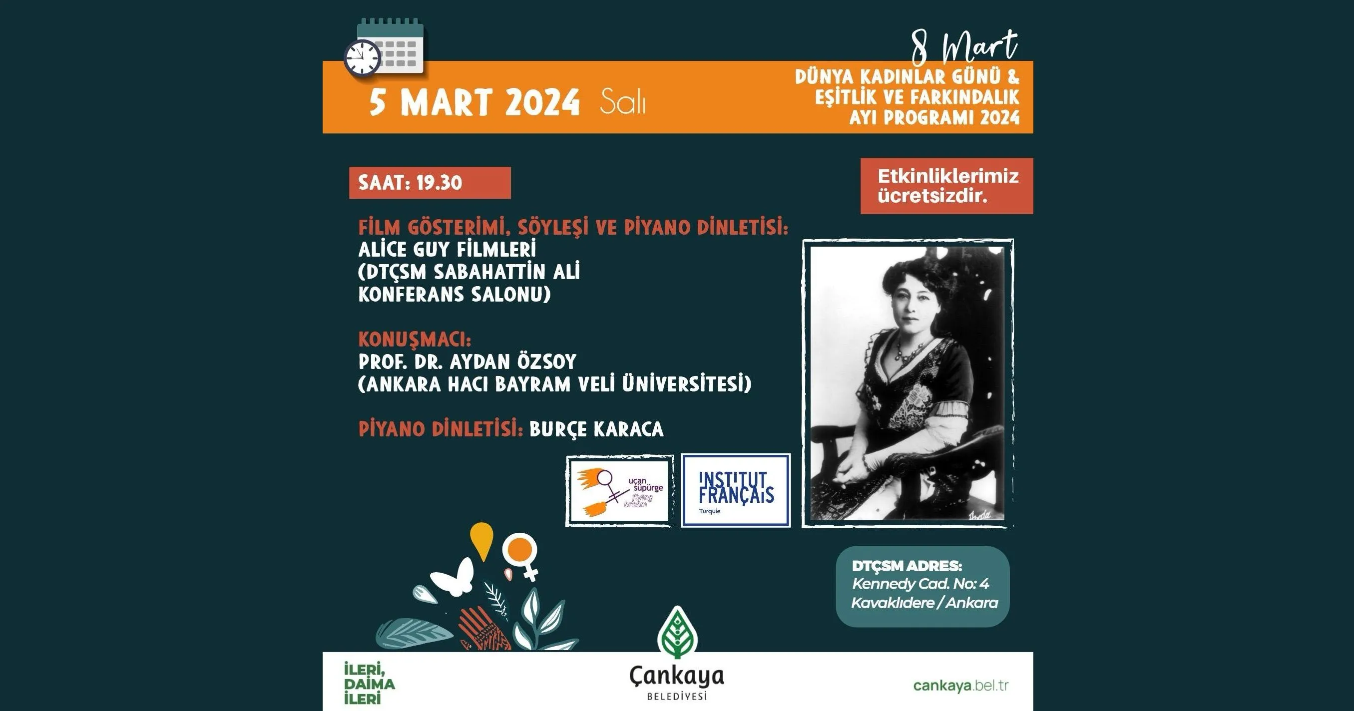 Film Gösterimi, Söyleşi ve Piyano Dinletisi