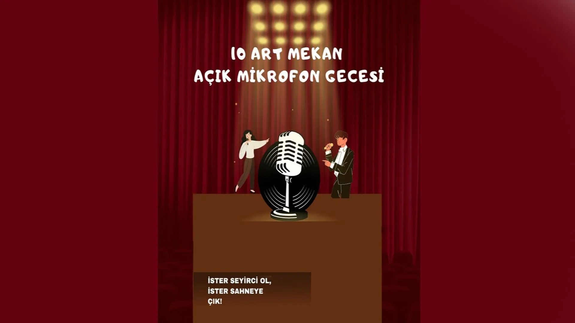 10 Art Mekan Açık Mikrofon Gecesi