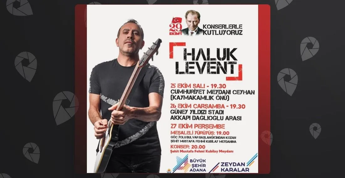Haluk Levent (Ceyhan) - 29 Ekim Cumhuriyet Bayramı Konseri