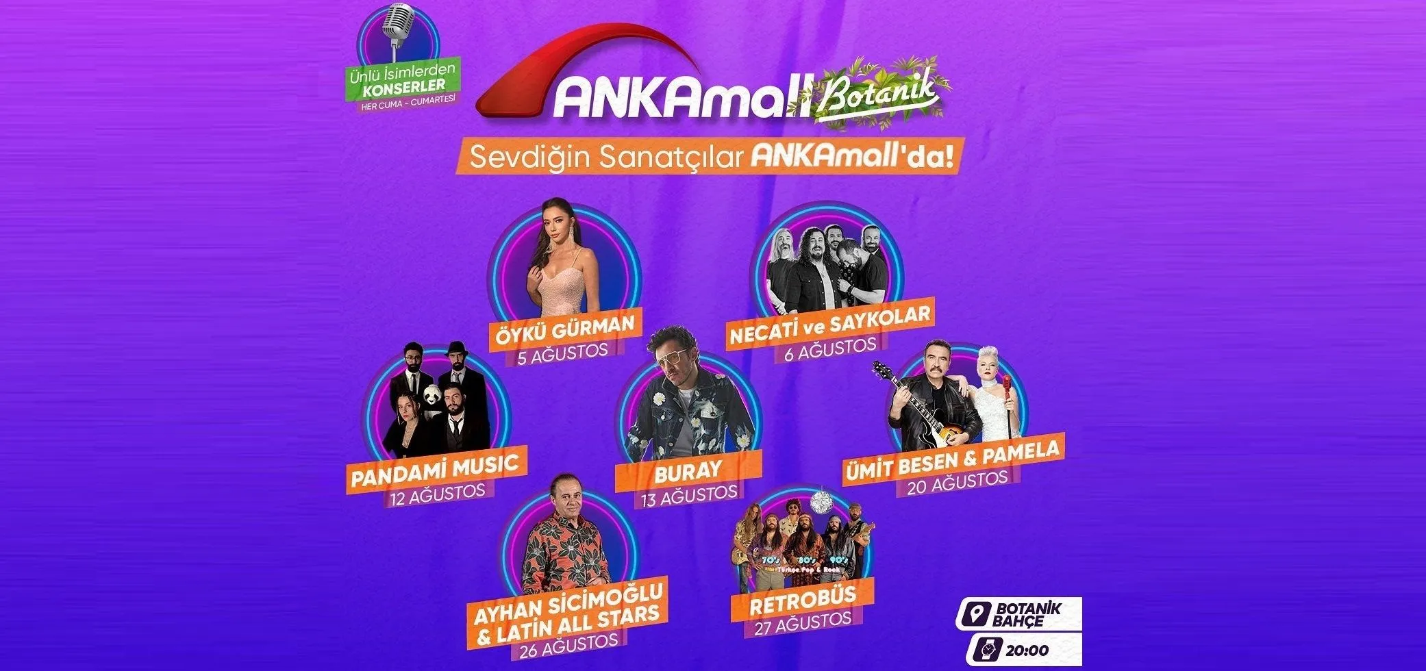 Pandami Music | Ücretsiz Botanik Bahçe Konserleri