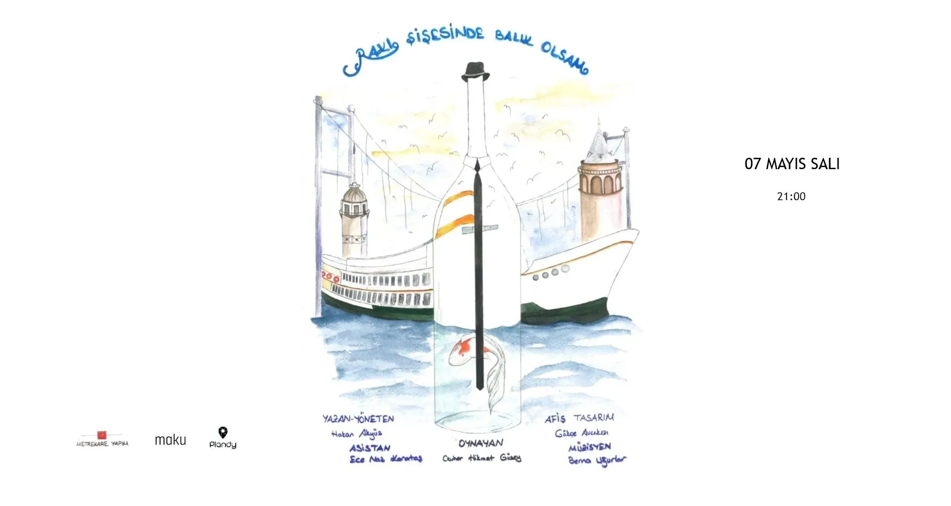 Rakı Şişesinde Balık Olsam - Rakılı Müzikli Oyun