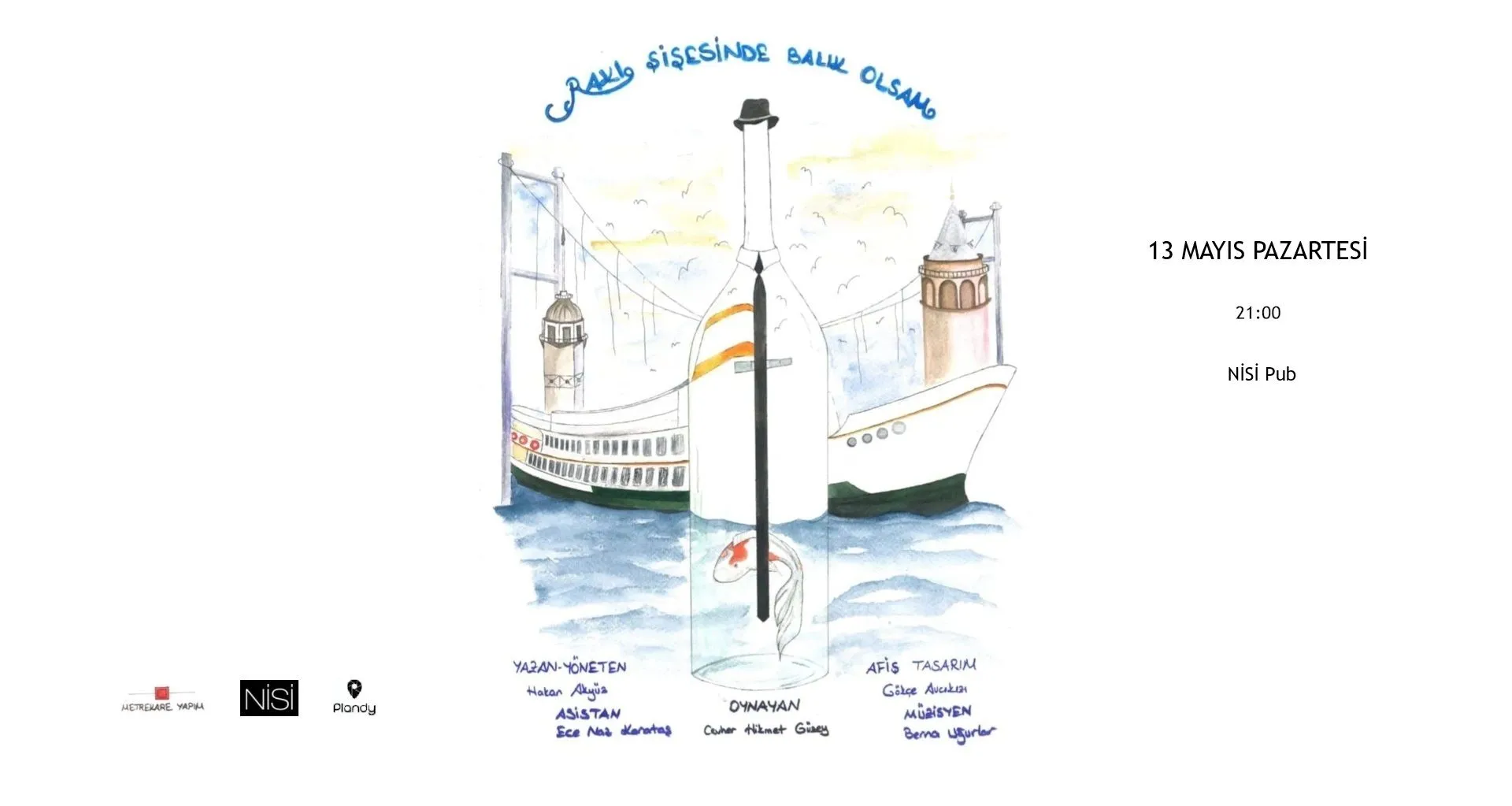 Rakı Şişesinde Balık Olsam - Rakılı Müzikli Oyun