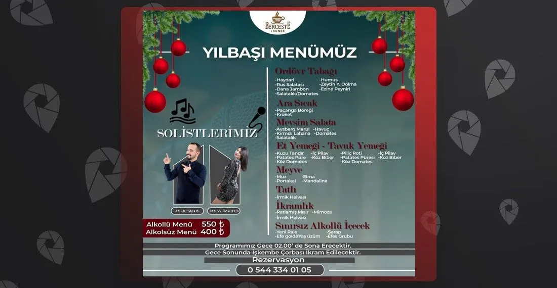 Berceste Lounge - 2022 Yılbaşı Gala