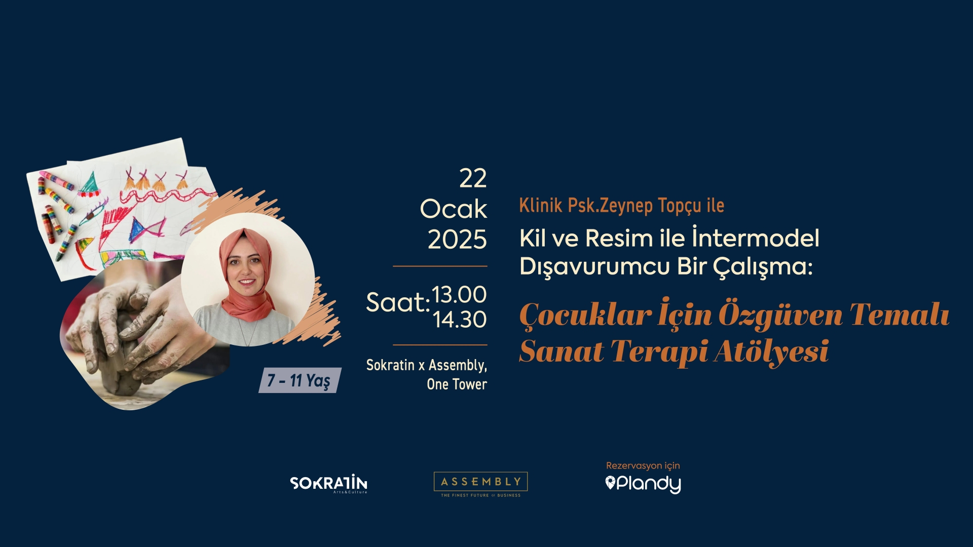 Çocuklar İçin Özgüven Temalı Sanat Terapi Atölyesi