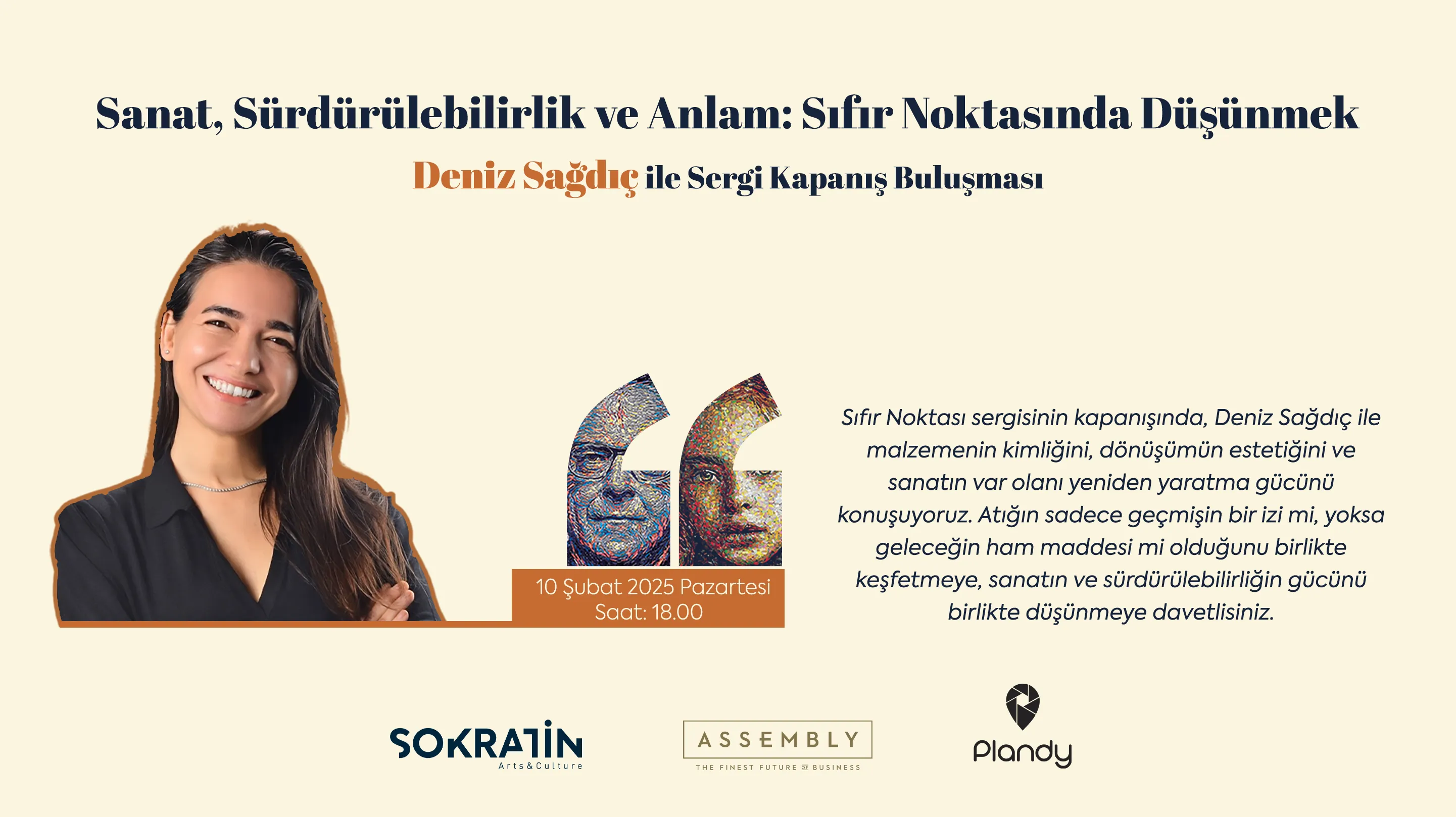 Deniz Sağdıç İle Sergi Kapanış Buluşması