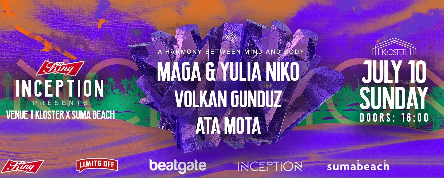 Inception Present: Yulia Niko&Maga&Volkan Gündüz&Ata Mota