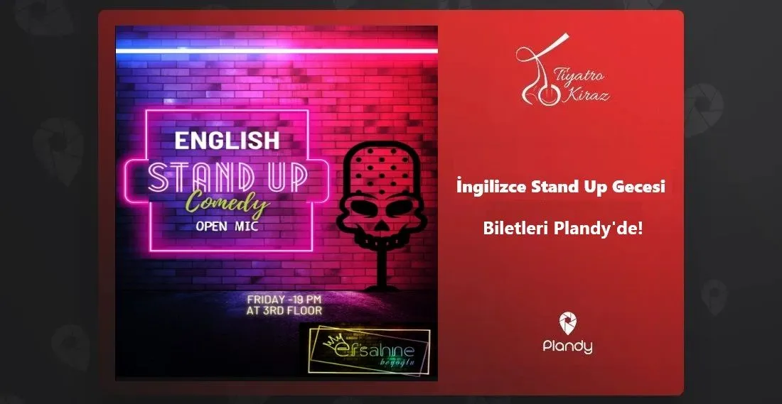 İngilizce Standup Gecesi Open Mic