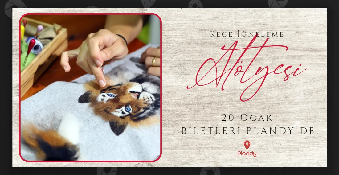 Keçe İğneleme Atölyesi / 20 Oca