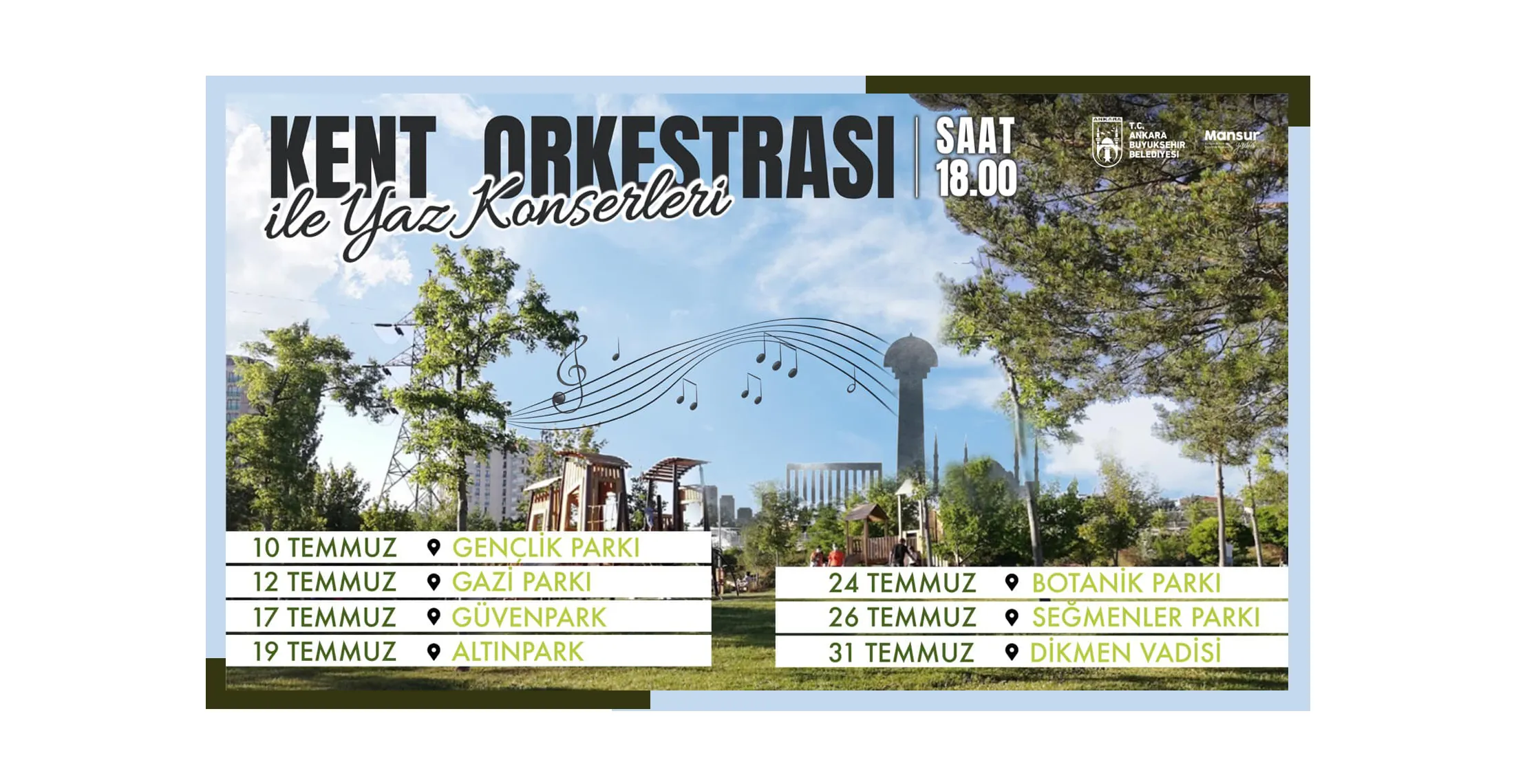 Kent Orkestrası ile Yaz Konserleri