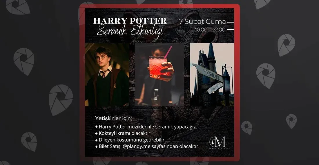 Harry Potter Seramik Workshop (Yetişkinler İçin)