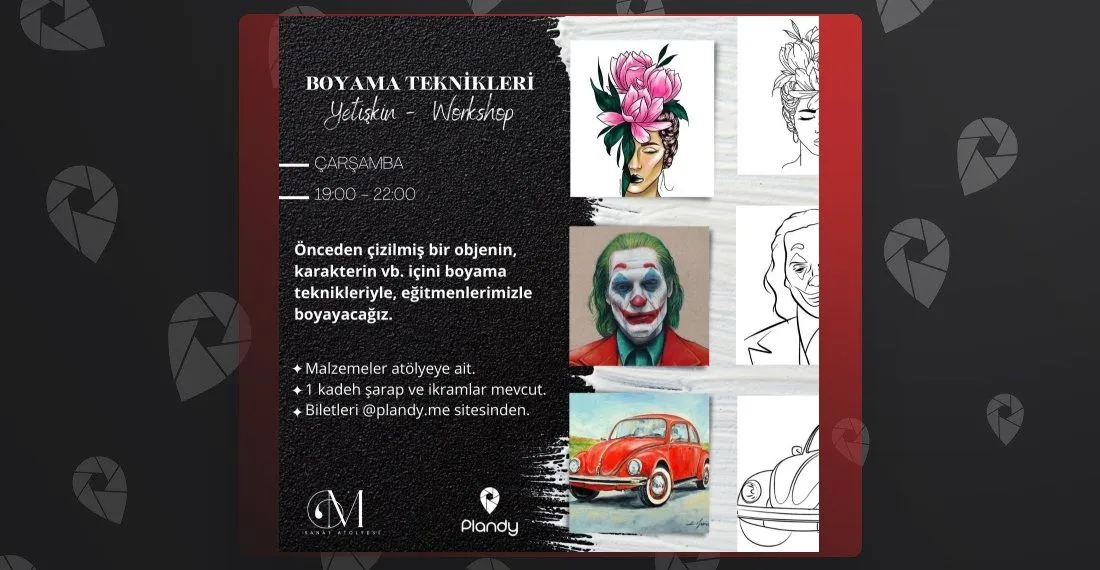 Boyama Teknikleri Workshop