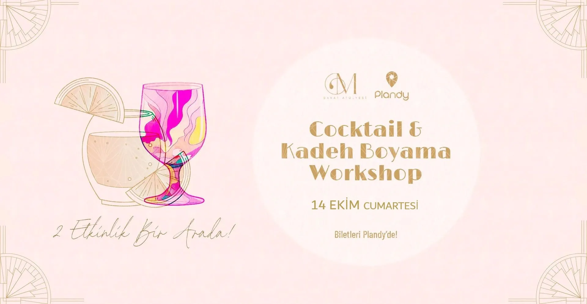 Kadeh Boyama & Cocktail Workshop