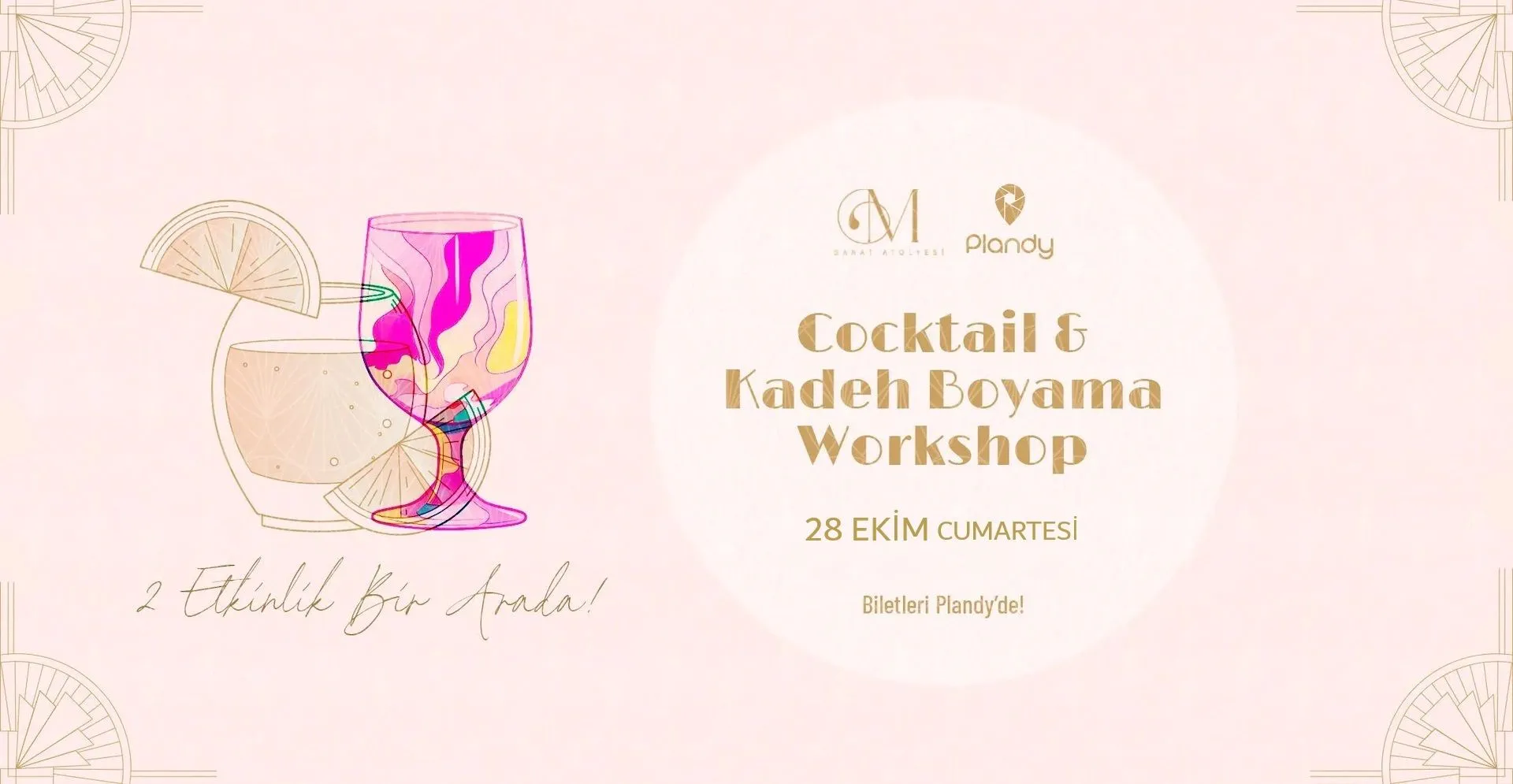 Kadeh Boyama & Cocktail Workshop