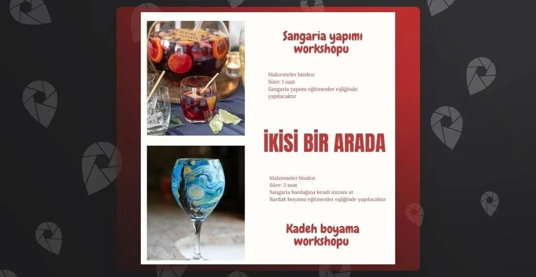 Sangria Yapımı & Kadeh Boyama Workshop