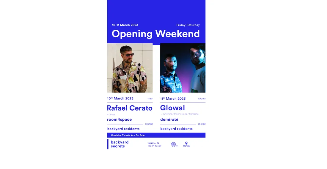 Opening Weekend; Rafael Cerato + Glowal