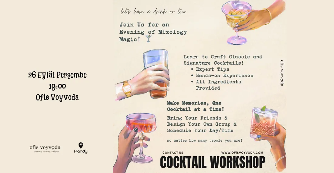 Galata'da Kokteyl Atölyesi / 26 Eyl