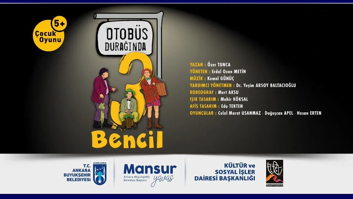 Otobüs Durağında Üç Bencil