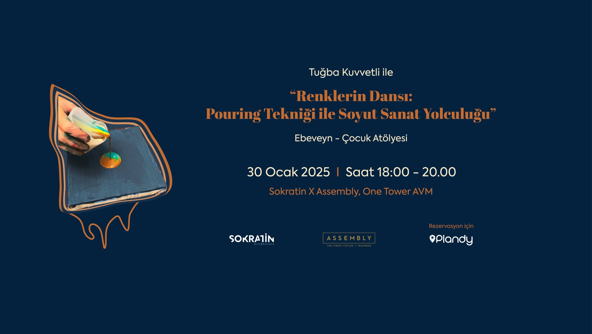 Pouring Tekniği ile Soyut Sanat Yolculuğu