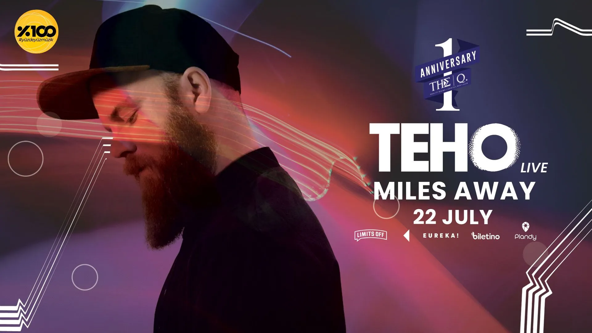 1ˢᵗ Anniversary of The Q: Teho (Live), Miles Away