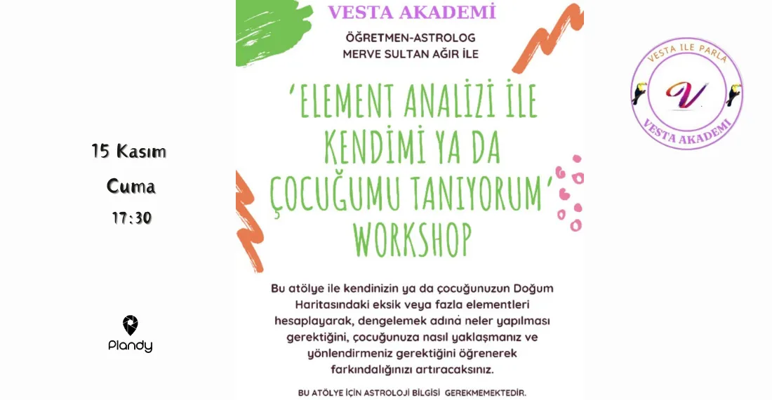 Element Analizi İle Kendimi Ya Da Çocuğumu Tanıyorum